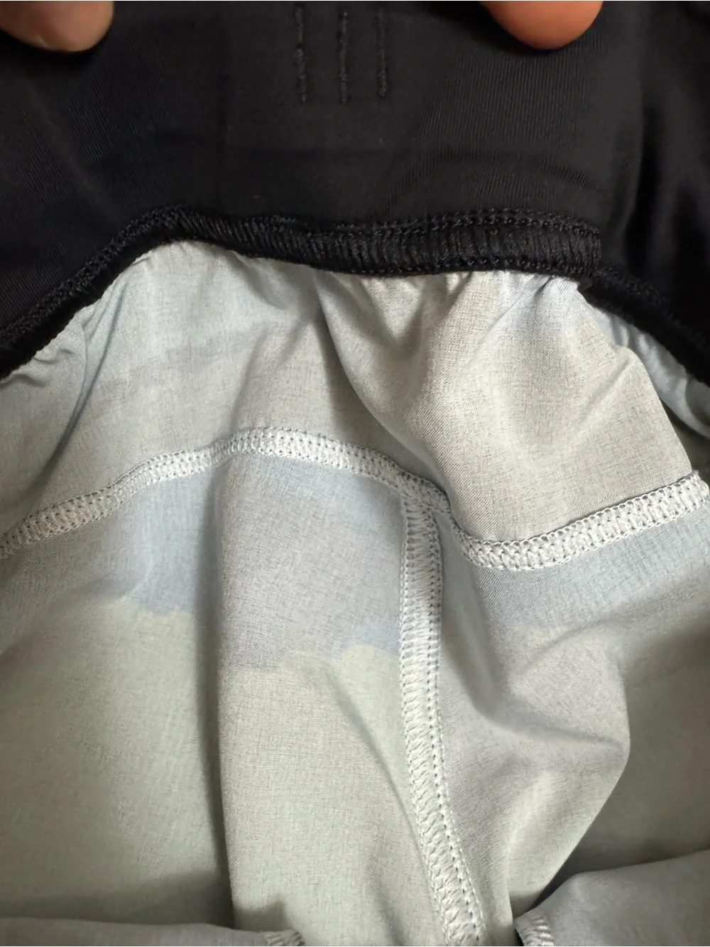 lululemon athletica Blue & Green Camo Swim Board Shorts